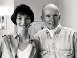 KCBS morning news anchors Lois Melkonian and Al Hart (1995)