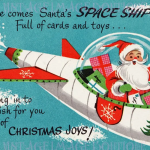 Christmas Santa Spaceship (Image)